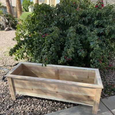 Large Planter - Organic Cedar Raised Bed Planter